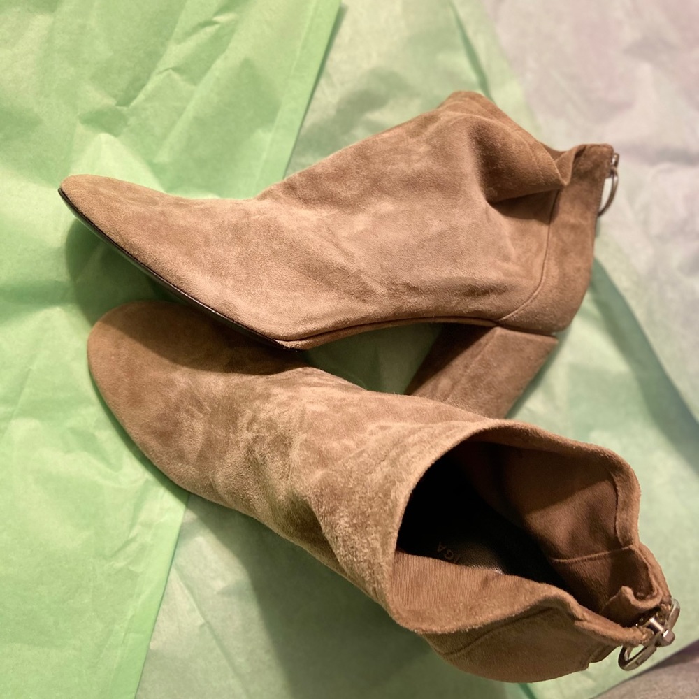 Tan Via Spiga Booties